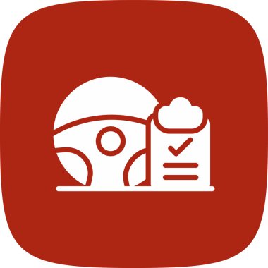 Basit Simge, Vektör İllüstrasyonu Test Sürüşü Rezervasyonu