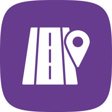 Harita işaretleyici simgesi, vektör illüstrasyonu