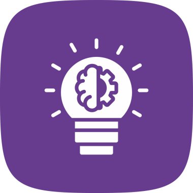 İnovasyon basit simge, vektör illüstrasyonu