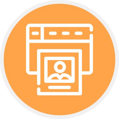 Satır Çemberine Devam Et Basit Simge, Vektör Resimleri