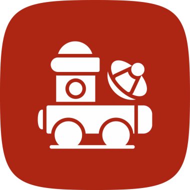 Explorer Basit Simge, Vektör İllüstrasyonu