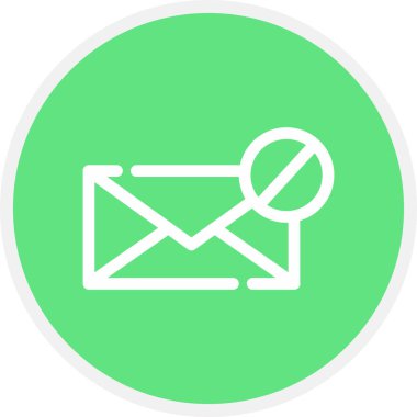 E- posta Bloğu Satır Çemberi Basit Simge, Vektör Resimleri