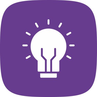 fikir basit simgesi, vektör çizim