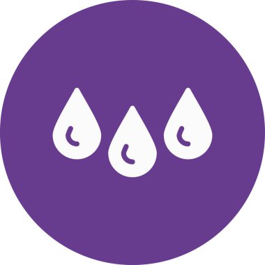 Su. Web simgesi basit illüstrasyon