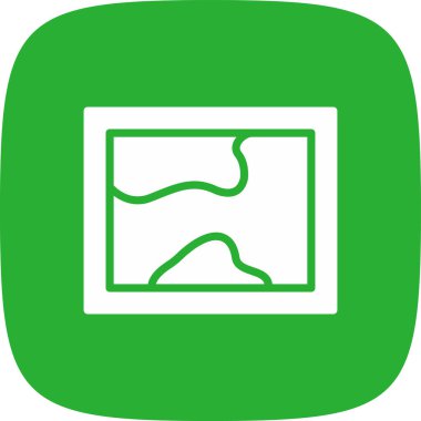 basit kutsal kişilerin resmi, vektör çizim Haritası