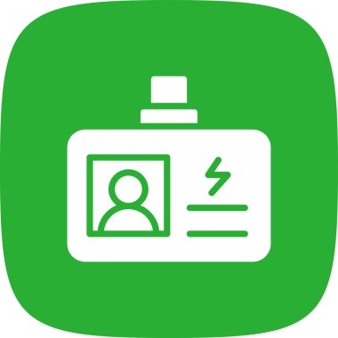 Lisans Basit Simge, Vektör İllüstrasyonu