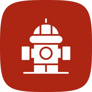 Yangın musluğu Basit Simge, Vektör İllüzyonu