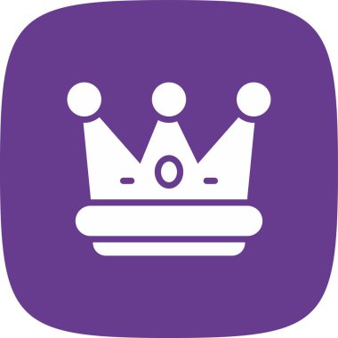 taç simgesi vektör illüstrasyonu