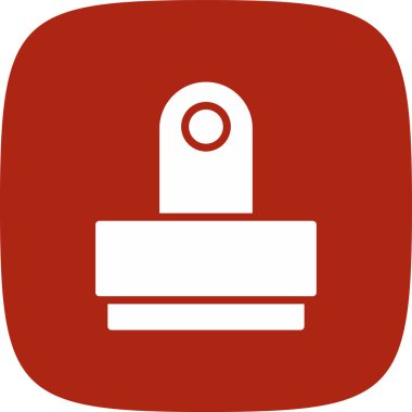 Basit kutsal kişilerin resmi, vektör çizim damga