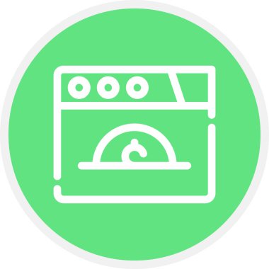 Çevrimiçi Bağış Hattı Çemberi Basit Simge, Vektör Resimleri