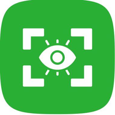 Göz simgesi vektör illüstrasyonu