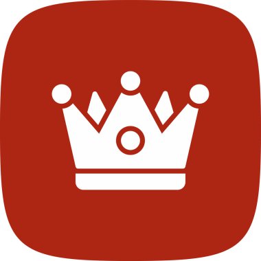 Tiara Basit Simgesi, Vektör İllüstrasyonu