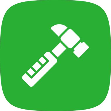 basit kutsal kişilerin resmi, vektör çizim çekiç