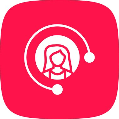 insanlar basit simgesi, vektör çizim