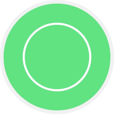 Çember Çizgisi Çemberi Basit Simge, Vektör ResmiComment