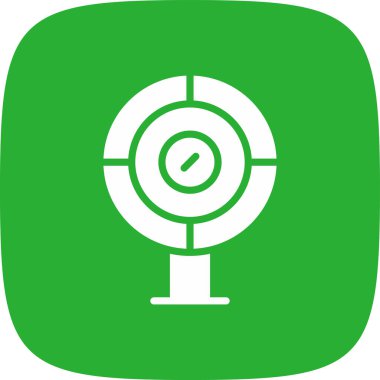 Webcam basit kutsal kişilerin resmi, vektör çizim