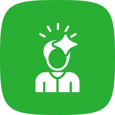 Acı çeken Basit Simge, Vektör İllüstrasyonu