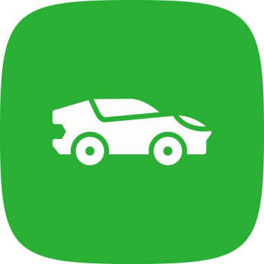 araba ve araç simgesi vektör illüstrasyonu