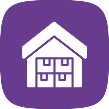 Ev simgesinin vektör illüstrasyonu