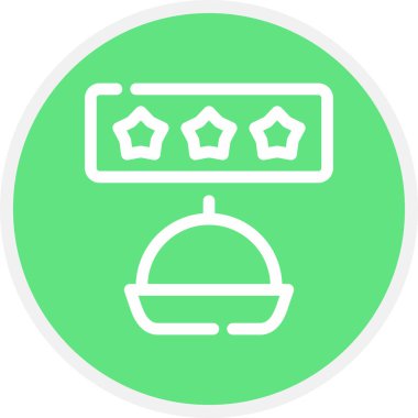 Satır Çemberi Basit Simge, Vektör Resimleri