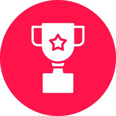 kupa ikonu vektör illüstrasyonu