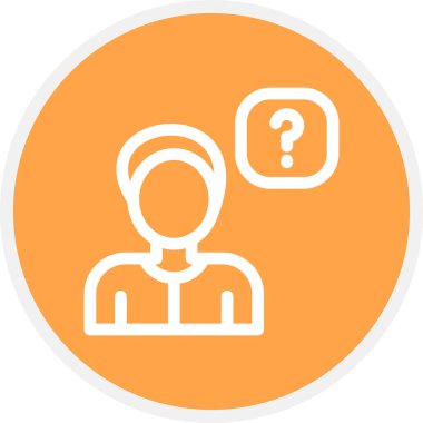 Vücut Dili Satırı Çemberi Basit Simge, Vektör Resimleri