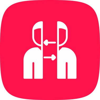 Kendi kaderini tayin Basit Simge, Vektör İllüstrasyonu