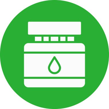 Mürekkep Şişe Simgesi, Vektör İllüstrasyonu