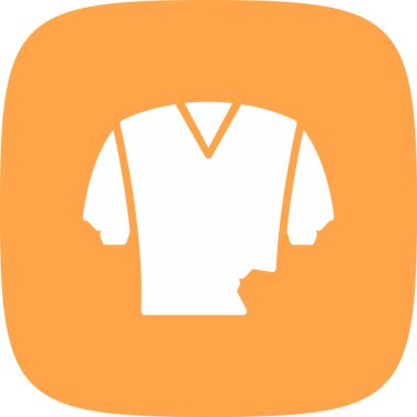 Tshirt Basit Simge, Vektör İllüstrasyonu