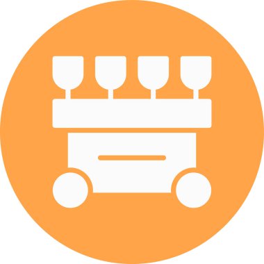 - Araba. Web simgesi basit illüstrasyon