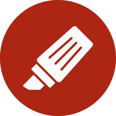 Kalem. Web simgesi basit illüstrasyon