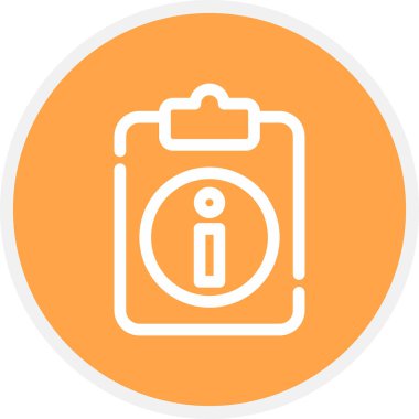 Pano Satırı Çemberi Basit Simge, Vektör Resimleri