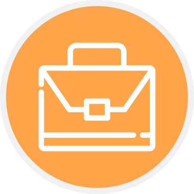 Uzaktaki Satır Çemberi Basit Simge, Vektör Resmini Al