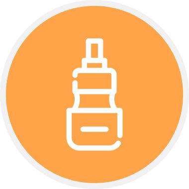 Sıvı Satır Çemberi Basit Simge, Vektör Resimleri