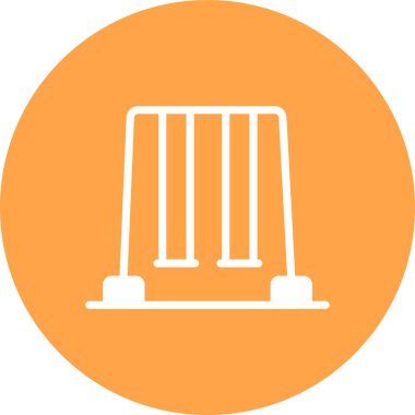 benzersiz bariyer çizgisi vektör simgesi