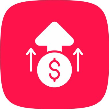 Beyaz arka plan üzerinde izole dolar işareti simgesi