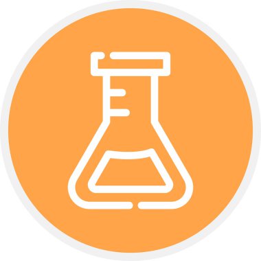 Matara Satırı Çemberi Basit Simge, Vektör İllüstrasyonu