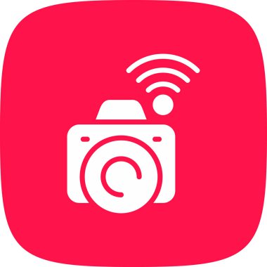 Akıllı Kamera Basit Simge, Vektör İllüstrasyonu