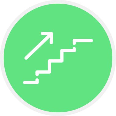 Parmaklık Çizgisi Çemberi Basit Simge, Vektör Resimleri