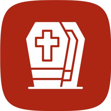 Tabut Basit Simgesi, Vektör İllüstrasyonu