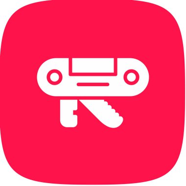 İsviçre Ordu Bıçağı Simgesi, Vektör İllüstrasyonu