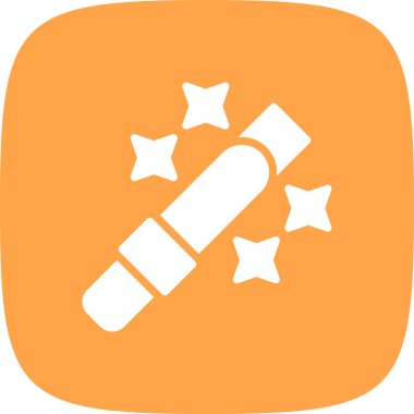 Parıltı basit simge, vektör illüstrasyonuna yapışır