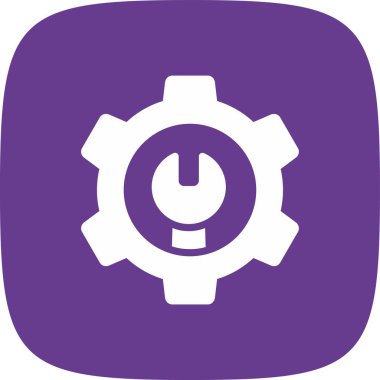 Mühendislik Basit Simge, Vektör İllüstrasyonu