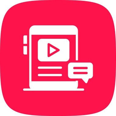 Dijital Ortam Simgesi, Vektör İllüstrasyonu