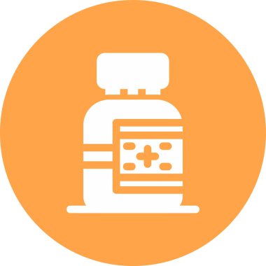 hap simgesi, basit vektör illüstrasyonu