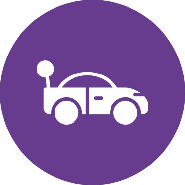 araba simgesi vektör illüstrasyonu