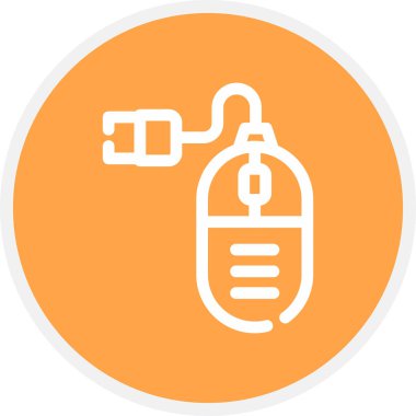 Fare Çizgisi Çemberi Basit Simge, Vektör ResmiComment