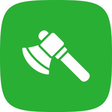 basit kutsal kişilerin resmi, vektör çizim axe