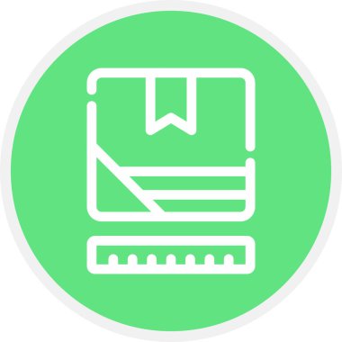 Standart Nakliye Hattı Çemberi Basit Simge, Vektör Resimleri