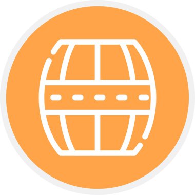 Namlu Çizgisi Çemberi Basit Simge, Vektör ResmiComment